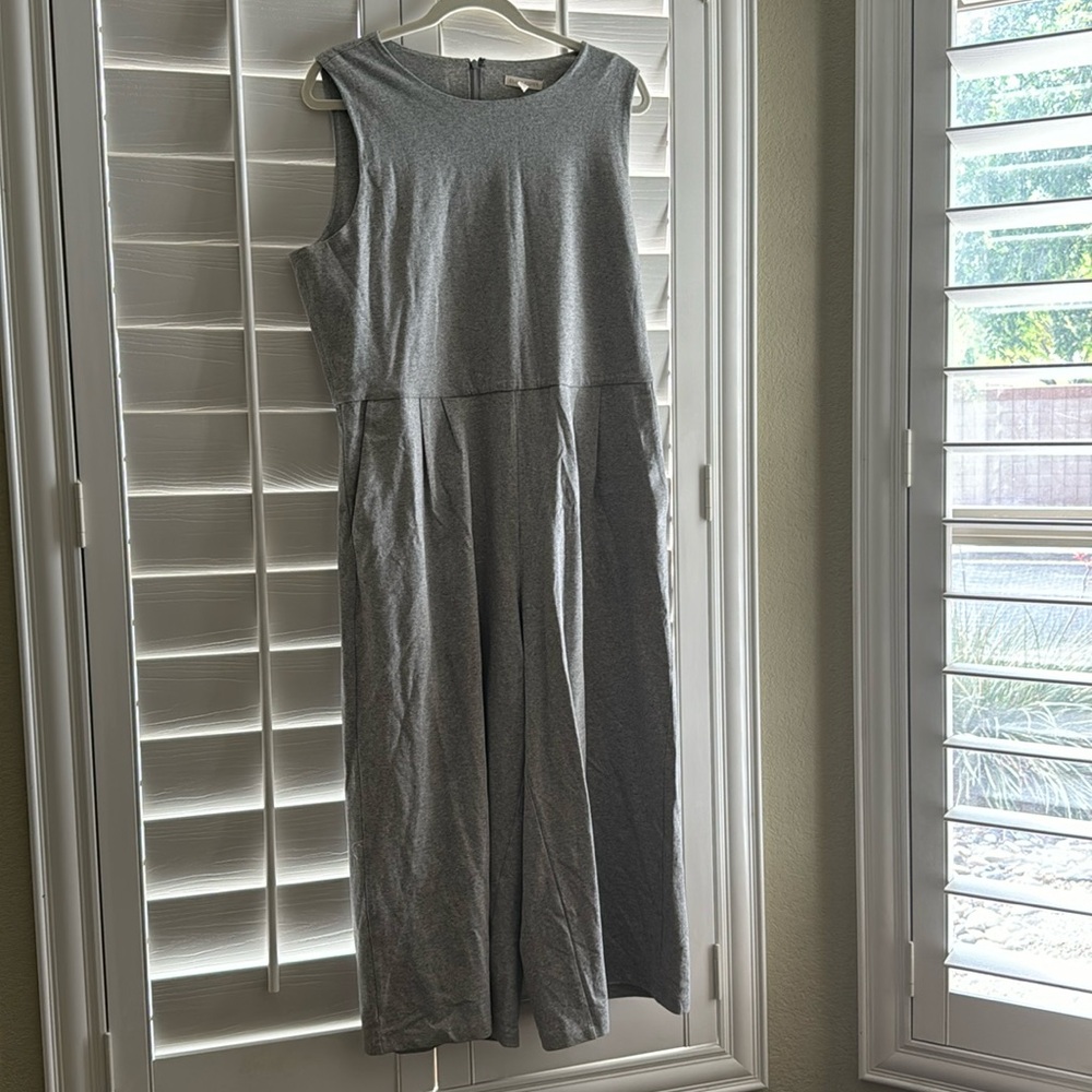 EUC grey Eileen fisher jumpsuit